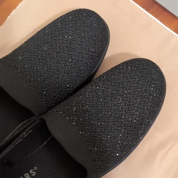 Skechers Black Slip-On Sneakers - Picture 3 of 8